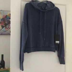 NWT 90Degree by Reflex Vintage Denim hoodie s L